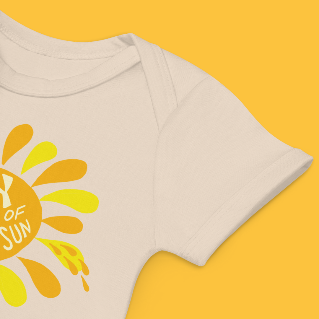 “A Drop Of Golden Sun” Baby Bodysuit