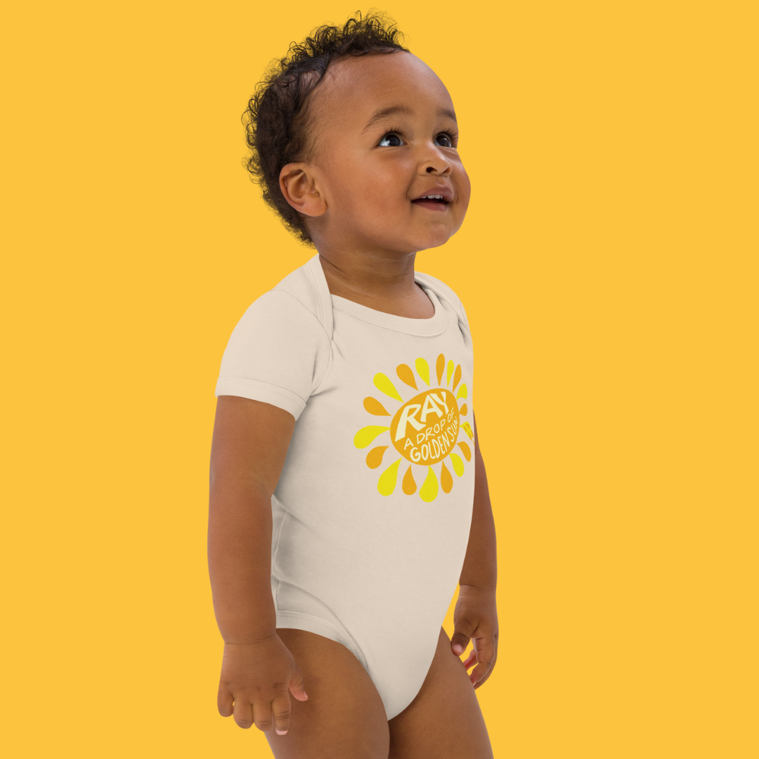 “A Drop Of Golden Sun” Baby Bodysuit